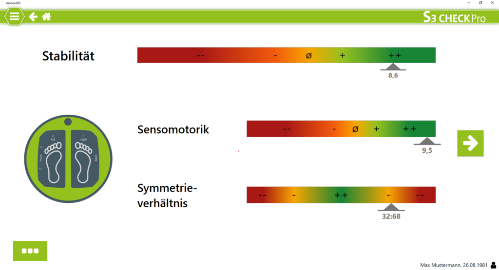 Koordinationstest S3 Check Koordinationstest S3 Check